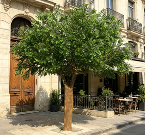 Grand arbre artificiel de mangue personnalisé, tronc réaliste en fibre de verre, faux arbre banian pour la décoration intérieure ou extérieure - Product Image 1