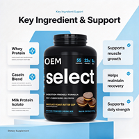 Poudre de protéines de lactosérum haute puissance avec enzymes digestives pour le soutien de la croissance musculaire, complément nutritionnel sportif OEM&ODM