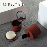 Poudre de contour pour la ligne des cheveux en gros, contenant vide pour poudre compacte, blush, avec miroir et éponge