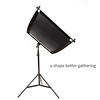 Máy Khuếch Tán Mềm Vải Phản Quang Ánh Sáng Gấp Gọn Hình Chữ U 180X60Cm <span class=keywords><strong>4</strong></span> Trong 1 Cho Máy Quay Video Studio Ảnh - Product Image 4