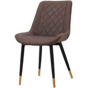 restaurant fabric modern leather black metal frame dining chair home furniture white dining chairs modern