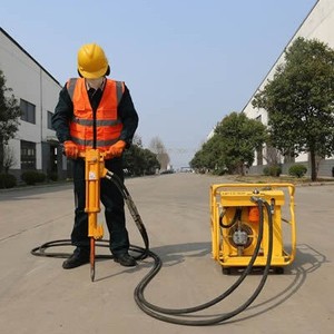 Martillo Hidráulico Portátil para Romper Concreto y Asfalto, Herramienta para Rescate en Incendios, Color Amarillo - Product Image 1