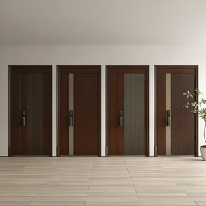 OPPOLIA Puerta de Madera Maciza de Estilo Francés Personalizada y Moderna para Casa o Villa, Puertas de Madera de Alta Resistencia con Acabado Lacado de Alto Brillo para Interiores - Product Image 2