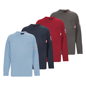 Factory <strong>Wholesale</strong> Flame Retardant Comfortable Henley <strong>Shirt</strong> Antistatic <strong>Welding</strong> Cotton Workwear - Product Image 3