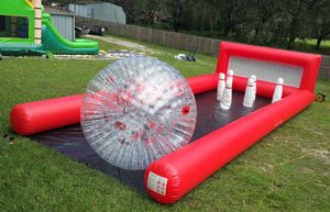 Ensemble <span class=keywords><strong>de</strong></span> piste <span class=keywords><strong>de</strong></span> <span class=keywords><strong>bowling</strong></span> géante gonflable Smile Inflatables avec piques et balles, en PVC et certifié CE - Product Image 3
