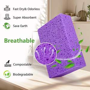 Bloques de Esponja de Celulosa Grandes para Uso Industrial, Alta Absorbencia, para Limpieza de Cocina, Disponibles en Stock - Product Image 4