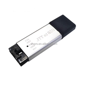 Nhôm trường hợp CP2102 USB để TTL mô-đun nối tiếp STC downloader firmware nâng cấp ban UART chuyển đổi cho MCU lập trình - Product Image 5