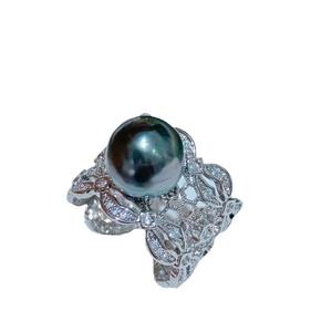 Joyería de Perlas de Mar de Tahití, Estilo Barroco, Lujoso, Retro, Hueco, Edición Ancha, Incrustaciones Modernas, Estilo Ligero y Lujoso, Retro y Moderno - Product Image 5