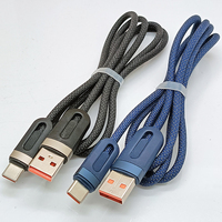 Cables de Carga Rápida Personalizados de 3 pies, 6 pies y 10 pies, Cable USB Trenzado de Nailon Tipo C para Teléfonos Móviles Samsung