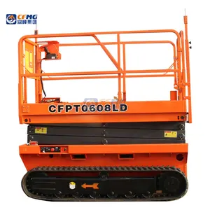 6m 16m Height Electric Track Man Lift Off Road Lift Electric Full Rise Aerial Sky Work Platform