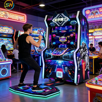 Machine de jeu de danse à pièces pour enfants, équipement de divertissement sportif somatosensoriel, ville de jeux vidéo