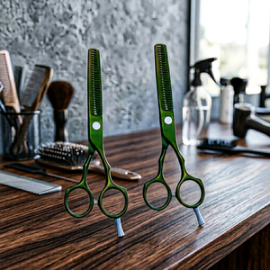 Tijeras de Corte de Pelo Profesionales de Alta Calidad, Rectas y Afiladas para Salón de Belleza, Peluquería, Tijeras Planas para Estilistas - Product Image 2