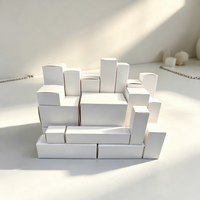Boîtes en carton blanc en gros, boîtes cadeaux blanches vides carrées et rectangulaires de plusieurs tailles, cartons d'emballage en papier blanc
