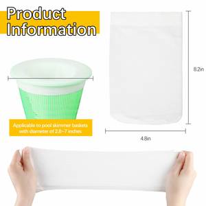 Paniers filtrants réutilisables pour piscine, chaussettes de filtration pour ramassage des feuilles - Product Image 2