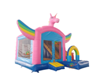 Ventes directes du fabricant Château sautant à la licorne Maison gonflable Château rebondissant gonflable Petit lit sautant