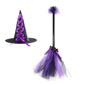 Juego <span class=keywords><strong>de</strong></span> magia <span class=keywords><strong>de</strong></span> Halloween para niños, escoba mágica desmontable para accesorios <span class=keywords><strong>de</strong></span> fiesta <span class=keywords><strong>de</strong></span> Halloween, sombrero <span class=keywords><strong>de</strong></span> bruja y juego <span class=keywords><strong>de</strong></span> escoba - Product Image 3