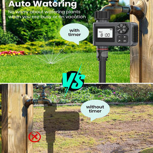 Temporizador de <span class=keywords><strong>Riego</strong></span> Automático J&R, Controlador de Agua Inteligente Programable para Jardín, Temporizador Digital para Manguera, IPX5 - Product Image 6