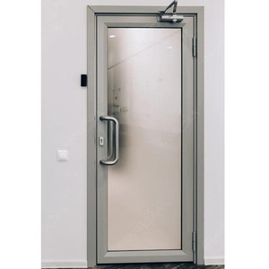 Kunden spezifische moderne kommerzielle Aluminium legierung Tür für Mall Supermarkt Gebäude Shop Außen front Eingangstor Handbuch - Product Image 4
