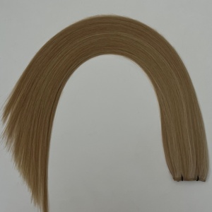 ผมต่อแบบ Genius Weft คุณภาพพรีเมียม เกรด Double Drawn ผมสลาฟ  จัดเรียงเกล็ดผม Genius Weft 2 สำหรับร้านเสริมสวยและความงาม - Product Image 1