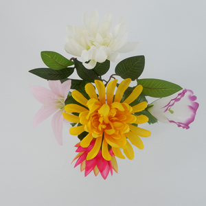 ประดิษฐ์พลาสติกตกแต่ง Lotus,Wild Chrysanthemum และ Lily Bouquet สำหรับ Arch <span class=keywords><strong>พระ</strong></span>พุทธรูป - Product Image 3