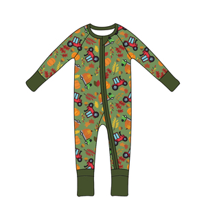 Qingli OEM – Combinaisons bébé en bambou à fermeture éclair bidirectionnelle, sans MOQ, personnalisables, pour Halloween, sans droits de douane - Product Image 6