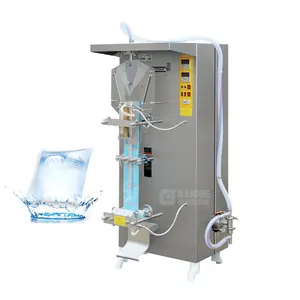 Fully automatic plastic pouch mineral water filling and packing machine for sale