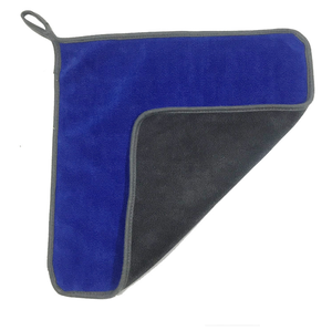 Logo personnalisé Coral Fleece Microfiber Chiffon de nettoyage de voiture Séchage rapide 40x40 Serviette courte en velours pour lavage crypté Séchage - Product Image 5
