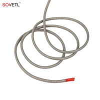 Corde conductrice de 6mm en acier inoxydable en fibre métallique en fibre d'argent cordon antistatique protection contre les radiations corde conductrice