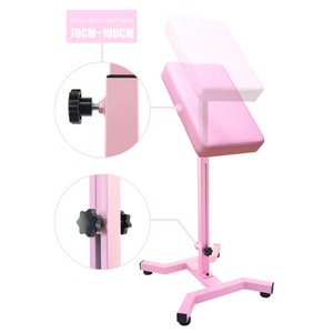 Soporte de Reposo para Brazo y Pierna para Tatuajes, Ajustable, con Almohadilla Suave, Color Rosa y Negro, para Estudio de Tatuajes Profesional - Product Image 3