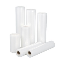 Sacs de mise sous vide automatiques pour aliments, scelleuse pour emballages de viande, rouleaux de conservation des aliments avec pompe