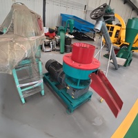 Nouvelle Conception Mini Granulateur à Anneaux pour Biomasse avec Moteur et Composants d'Engrenage, Granulateur Haute Capacité pour Paille, Luzerne et Bagasse