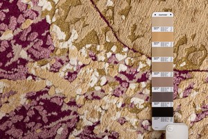 Custom Handmade Tibetan Wool and Silk Carpet Hand Knotted Luxury Floor Rug for Modern Living Room Bedroom Hotel and Villa - Product Image 6