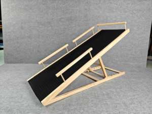 Verstellbare Anti-Rutsch-Leiter Bewegliche Auto leiter Holztreppe für alte Hunde - Product Image 3