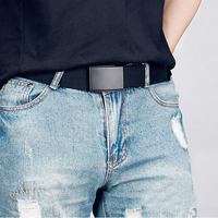 Ceinture tactique multifonctionnelle réglable et résistante à l'usure, entièrement en toile, avec boucle à rabat, ceinture réglable