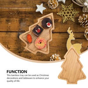 Plateau de Noël en bois multi-compartiments pour servir des fruits à la maison - Product Image 4