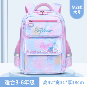 กระเป๋านักเรียนแฟชั่นใหม่ไล่เฉดสี สำหรับนักเรียนชั้น ป.1-6 น้ำหนักเบา ป้องกันกระดูกสันหลัง ลดภาระการแบก - Product Image 4