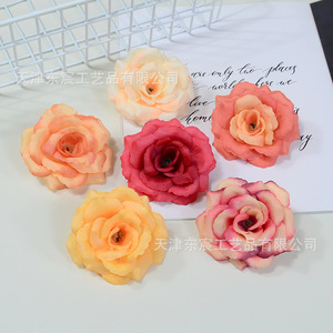 Flores Artificiales de Rosa Dongchen Crafts, Flores de Seda de 8 cm, Decoraciones para Bodas, Accesorios de Decoración para el Hogar - Product Image 2