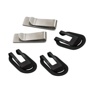 Pince à billets en acier inoxydable, pince Unique en acier inoxydable, support pour ceinture à ressort, de qualité supérieure 1 pièce - Product Image 4
