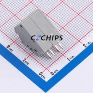 254-452 Spring Terminal Block Through hole Component (THT),P=5.08mm Connector 5.08mm Gray 2P 2 - Product Image 2