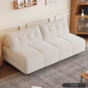 Modern Metal Sofa <strong>Bed</strong> Single Sleeper Sofa <strong>Folding</strong> Loveseat for Small Apartment Living Room Bedroom Study Balcony Home Decor OEM - Product Image 3