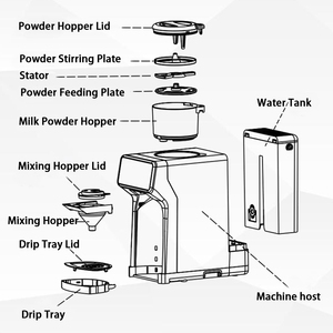 Venta Directa de Fábrica, Suministros Inteligentes para Bebés, Máquina de Fórmula para Bebés, Preparador de <span class=keywords><strong>Leche</strong></span> Inteligente, Dispensador de Fórmula - Product Image 4