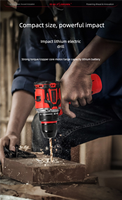 Perceuse sans fil de qualité industrielle ZOORSANL ZSDZ-1802 16V, moteur sans balais, batterie au lithium 2.0AH - Outil professionnel pour la construction