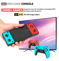 Console de jeu sans fil S Classic G66, double manette, lecteur de jeux familial 4K TV, consoles de jeux vidéo G66 pour jeux portés en 3D sur PSP