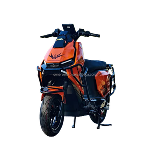 Trottinette électrique à deux roues avec design étanche, siège ergonomique, lumières LED, autonomie de 40 à 60 km, vitesse de 80 km/h pour les déplacements sur de courtes distances - Product Image 2