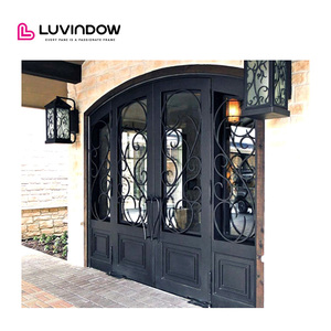 Fornecedor de Shandong, Nova Porta de Ferro Forjado com Design Europeu, Segurança com Dupla Entrada - Product Image 4