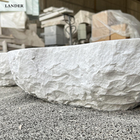Landerstone Volakas Blanc Lavabo Toilette Marbre Salle De Bains Lavabo Hôtel Chambre Marbre Lavabo Lavabo