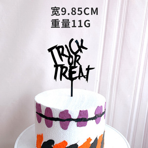 ของตกแต่งเค้กอะคริลิคธีมฮาโลวีนรูปน้ำผึ้งและของหวาน ของตกแต่งเค้กแฮปปี้ฮาโลวีน ทริคออร์ทรีท อุปกรณ์ตกแต่งเค้กสำหรับงานปาร์ตี้ - Product Image 6