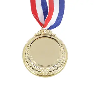 Atacado design personalizado você possui maratona corrida esporte metal medalha sublimação em branco zinco liga prêmio medalha