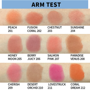 แป้งบลัชออนอัดเม็ดสีสูงแบบวีแกนน่ารักไม่ติดทนนานติดฉลากส่วนตัว12ชิ้น - Product Image 5