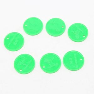 Wholesale Custom Round Blank No-Denomination 25mm Plastic <b>Poker</b> <b>Chips</b> for Texas Hold'em and Parties - Product Image 5